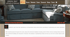 Desktop Screenshot of greenbayupholstering.com
